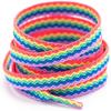 Rainbow Sneakers Laces Shoelaces for Shoes Colorful Flat Gradient Color Low-Cut High Top Canvas Casual Shoelace Shoe Accessories