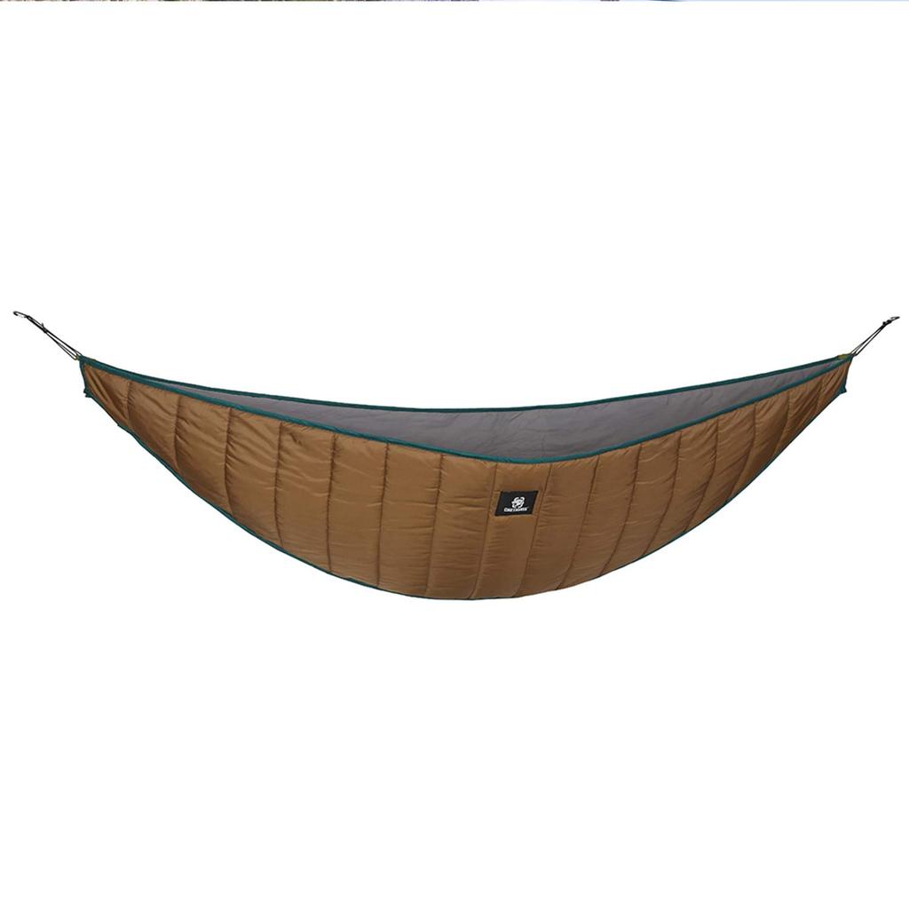 OneTigris Hideout Hammock Underquilt Attached To Hammock Lightweight Camping Travel with Storage Bag (Brown)