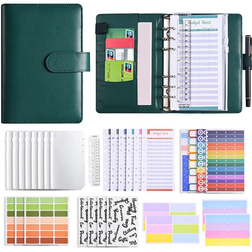 With Zipper Cash Envelopes Budget Binder A6 Savings Binder Budget Planner Organizer Men Women