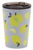 OGURA Stainless Steel Convenience Store Coffee Cup with Vacuum Lemon Design Tumbler, Lid, Insulated, Insulated, Nordic,