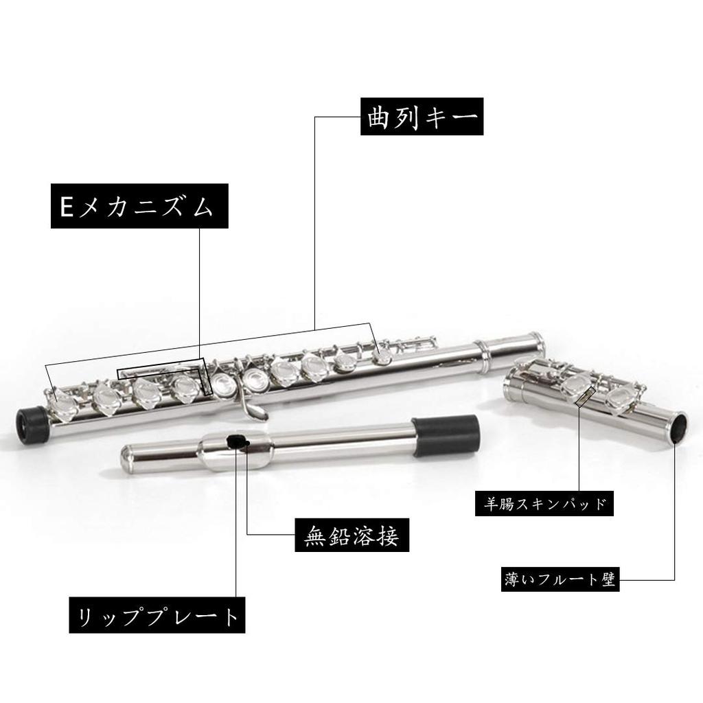 Seika 16-Hole C-Key Nickel Flute Beginner Set