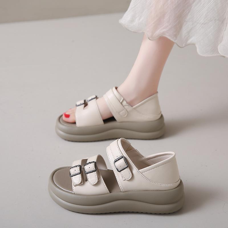 Casual Thick Sole Slope Heel Beachwear Sandals