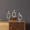 Abstract Thinker Statue Miniature Figure Modern European Art Style Home Office Decor Accessories Desktop Sculptures Ornaments