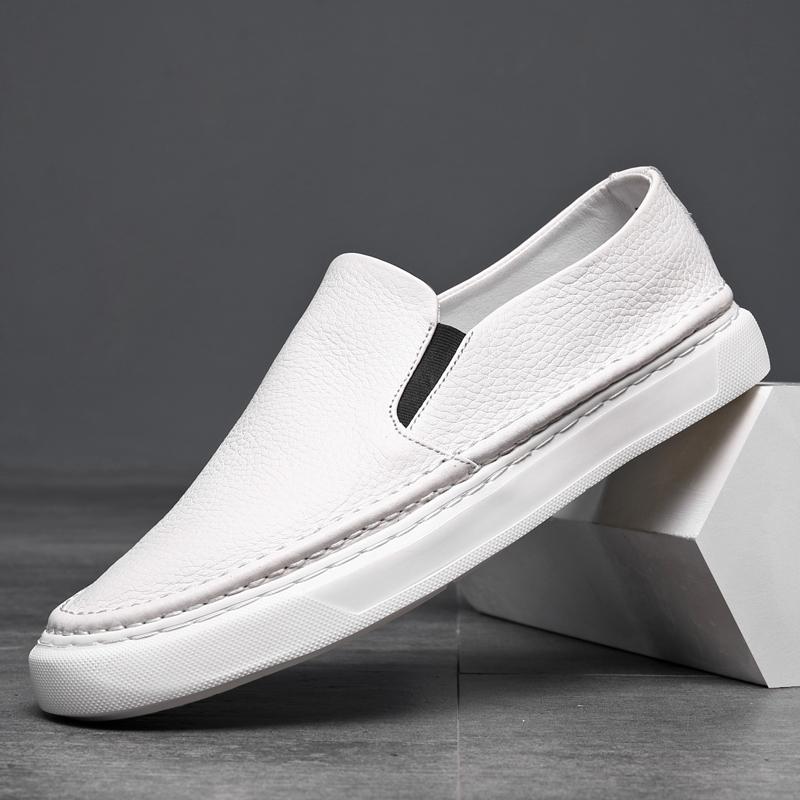 2024 Men Casual Shoes Genuine Leather Loafers Office Shoes for Men Driving Moccasins Comfortable Slip On Party Fashion Shoes Men