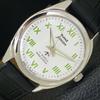 HAND-WINDING VINTAGE HMT JAWAN INDIAN MENS WHITE COLOR DIAL WATCH A700295-5 R202-a700295