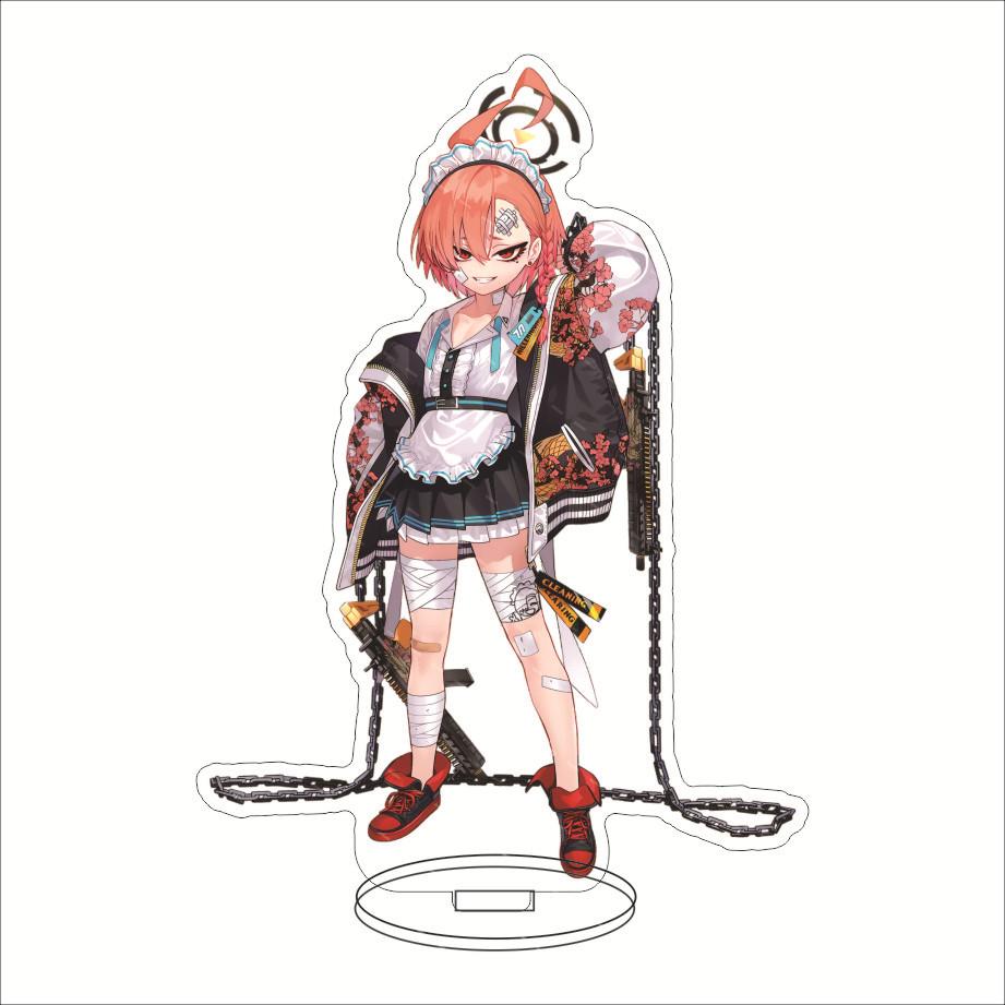 Blue Archive Millennium Science School Acrylic Stand Hayase Yuka Ushio Noa Anime Acrylic Figure Standing Model Cosplay