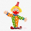 Circus Cartoon Clown Clown Circus Iron On Heat Transfer Printing Vinyl Patches Sticker for Clothes DIY Appliques Washable Patches