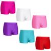 Kids Girls Elastic Waist Shorts Child Dance Sports Gymnastic Workout Bottoms Shorts