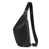 Body Crossbody Shoulder Synthetic Polyester Men's Bag, Thin, Bag, Leather, JFH-0370 (Black)