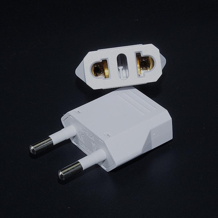 Pure Copper European Standard Plug Adapter Euro To German Power Adapter Plug For Travel Universal Compatibility High Efficiency And Durable Design