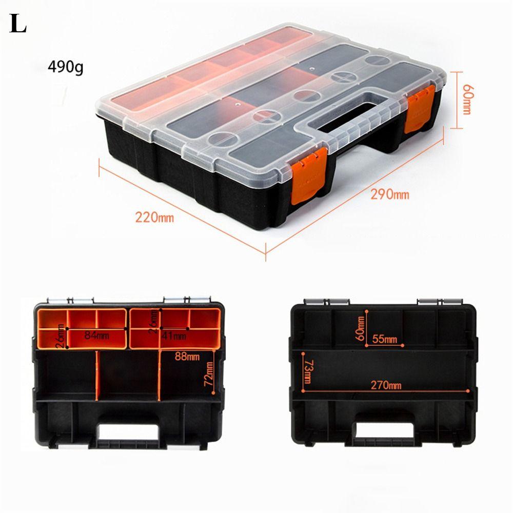 Portable Screwdriver Metal Parts Repair Tool Box Parts Toolbox Screw Storage Box Hardware Tool