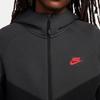 New Nike Sportswear Tech Fleece Jacket Men's Black/Dark Smoke Gray/Light Red FB7922-013