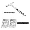 12.8 Soil Sampler Probe T Type Handle Soil Test Kits with 2Pcs Sample Bags Steel Soil Sampling Tool for Garden Lawn