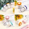 Fashion Plastic Portable Contact Lens Case Travel Glasses Holder Candy Color Soaking Box