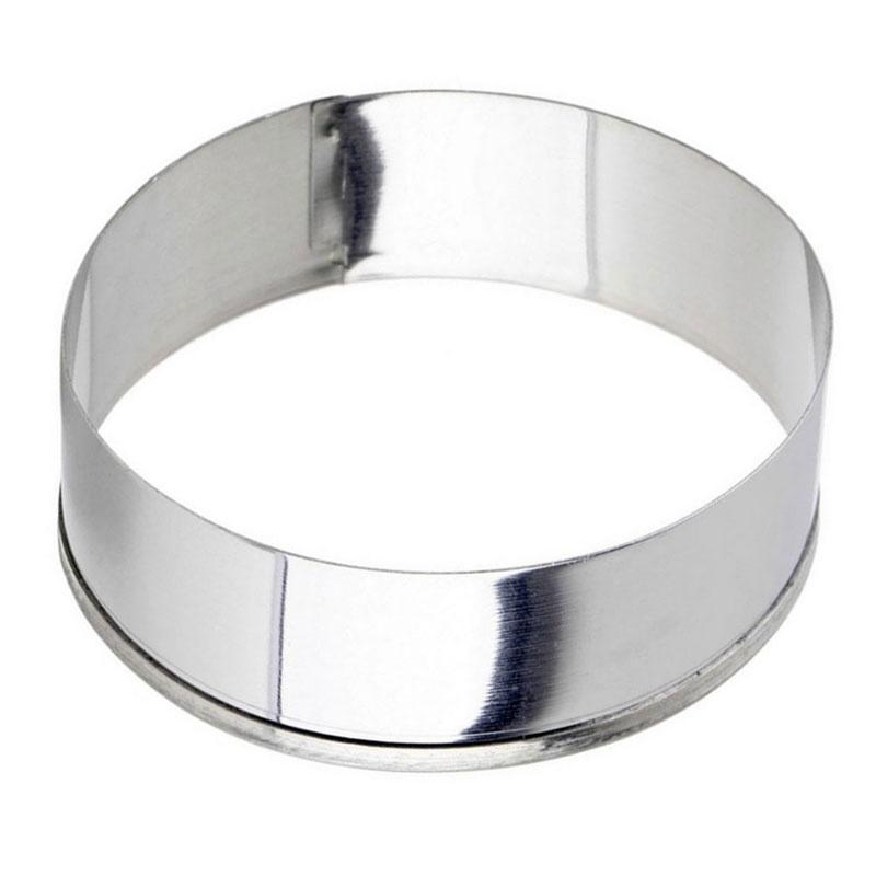 3Pcs Stainless Steel Round Circle Cookie Biscuit Donut Cutter Fondant Cake Paste Mould