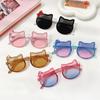 New Children Fashion Sunglasses Cute Girl Cartoon Cat Sun Glasses Cute Baby Outdoor Shading Fashion Eyewear Uv400