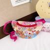 Childrens Fashionable Trendy Chest Bag Featuring Colorful Anime Prints Kids For