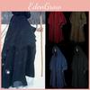 Hood Cape Medieval Robe Black Renaissance Larp Coat Cape Witch Wizard Fantasy