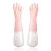 Rubber Thick Waterproof Household Scrubber Dishwashing Gloves Kitchen Clean Tool Cleaning Gloves