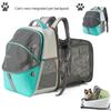 Folding Out Pet Backpack Amazon Hot Selling Large Capacity Cat Bag Breathable Expansion Pet Cat Backpack