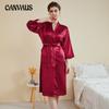 Plus Size Women's Summer Home Light Luxury Nine Points Sleeve Cool Long Pajamas