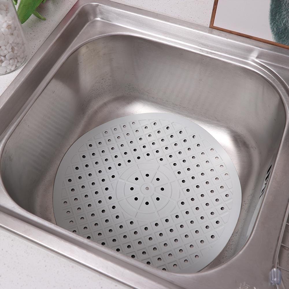 Multifunctional Non-Slip Tableware Protector Drain Mats Sink Strainer Rubber Sink Mat