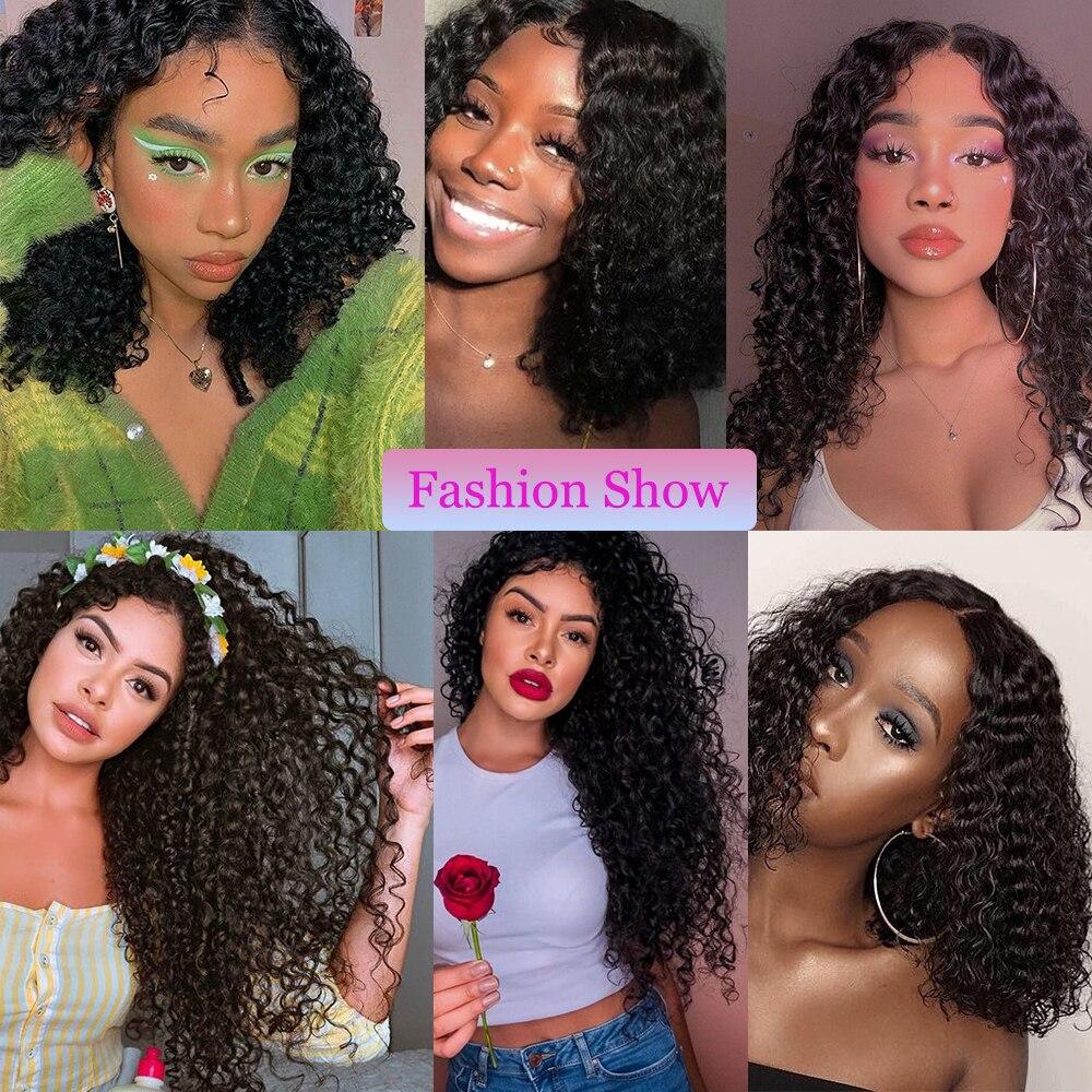 MISSQUEEN 13 15 26 30 Inches Synthetic Long Afro Kinky Curly Wigs for Black Women Hair Deep Wave Wig for Girl Heat Resistant Cosplaly Party Wigs