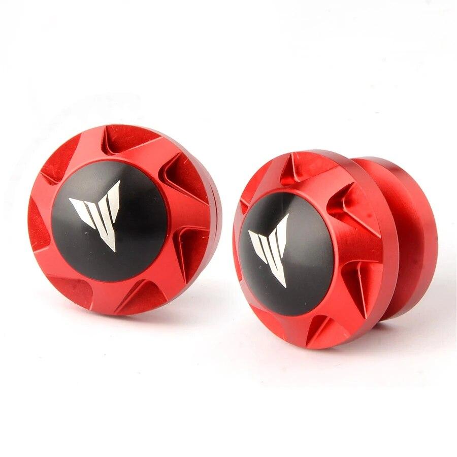 Moto Accessories Aluminum CNC Swingarm Sliders Spools Fit For YAMAHA MT03 MT25 MT09 MT10 MT 09 10 03 TRACER MT07 900 GT 900GT