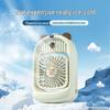 Mini Cartoon Desktop Air Cooler: USB-Powered Refrigeration & Humidifying Spray Fan