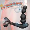 Wireless Control Vibrating Butt Plug Anal Vibrator 360 Rotate Anal Beads Male Prostate Massager Cock Trainer Sex Toys for Men 18