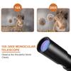 10X-300X Monocular Telescope Compact Waterproof Telescope with FMC Lens BAK4 Prism Carrying Bag