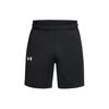 UA Zone Logo Print Elastic Waist Casual Shorts Men Shorts Black 1383389-001