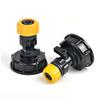 1000L IBC Tank Adapter with 1/2" and 3/4" Garden Hose Quick Connect - Universal Plastic Hose Faucet Connector Replacement Tool