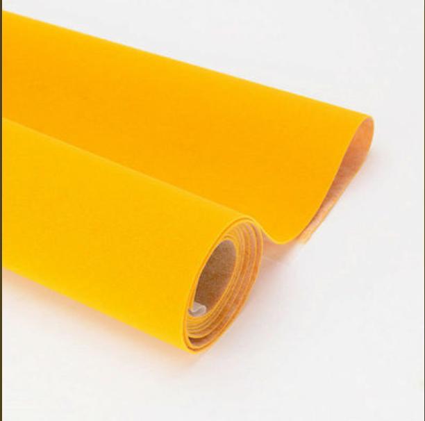 5PCS/PACK Sticky Back Self Adhesive Sheet Felt Velvet Velour Fabric Craft Sticker 14x20cm