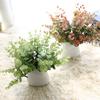 1Pc Artificial Plant Eucalyptus Garden DIY Stage Party Festival Craft Decoration Christmas Ornament