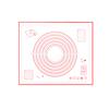 Silicone Baking Mat Non-Stick Pastry Dough Rolling Mat with Measurement Marks Heat-Resistant Cookies Fondant Making Mat Thick Baking Pad