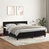 VidaXL Divan Bed and Mattress Black 160x200 Cm Velvet 3141193