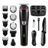 5-in-1 Intelligent Electric Hair Clipper Set with Digital Display - Home & Travel Shaving Trimmer