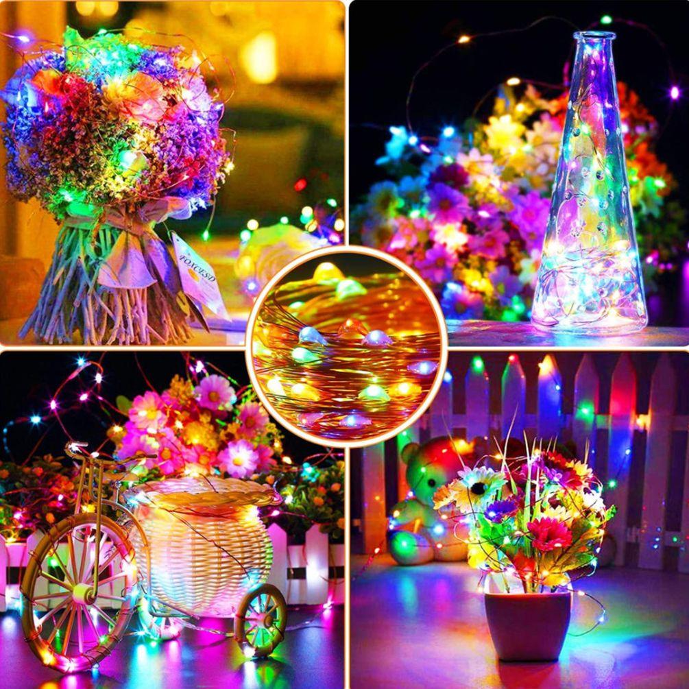 Holiday Decor Christmas New Year Garland Lamp LED Decorative Light Outdoor String Lights Fairy