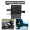 3-Pin LED Adjustable Motorcycle Flasher Relay Turn Signal Indicator Hyper Flash