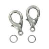 CTOP 10 Silver Lobster Clasps 13 Mm