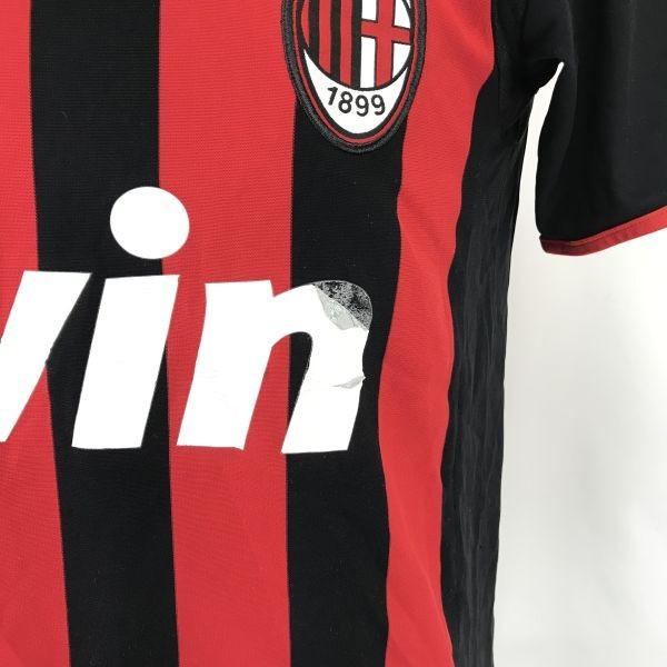 Adidas AC Milan 2008-2010 Serie A Soccer Uniform Men’s XS-S Black Red