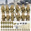 12pcs Military Series Strategic Information Support Force Soldier Building Block Toys