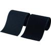 TRUSCO Velcro 100mm X Tape, Sewn-on, 1m, Black, TMSH-1001-BK