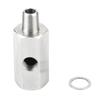 1/8\\\" BSPT Oil Pressure Sensor Tee Gasket To NPT Adapter Turbo Supply Feed Line Gauge