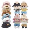 Doll Hat for Dollhouse Miniature 17cm Labubu Color Match Hat Kawaii Cute Doll Accessories Kids Girls Toys