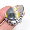 Bumble Bee Jasper Gemstone 925 Sterling Silver Jewelry Ring Size 8.5