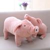 Simulation Lying Down Pig Sleeping Doll Throw Pillow Pink Piggy Plush Toy Pig Doll Birthday Gift Girlfriend