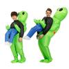 Adult and Kids Alien Inflatable Costume for Boys and Girls, Party Cosplay Funny Suit, Anime Fancy Dress Halloween Costume for Men and Women