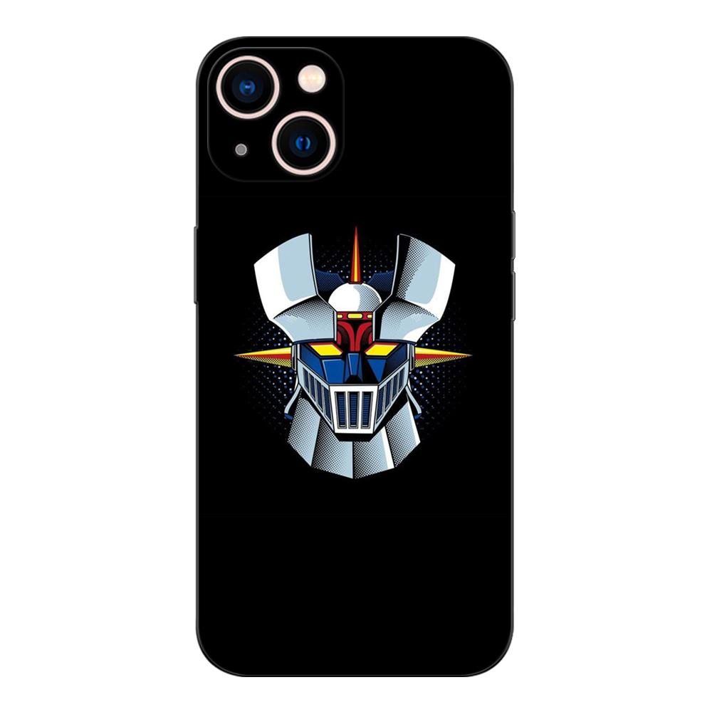 Black Tpu Case For Samsung Galaxy S22 S20 S21 FE PLUS ultra+S10 E Lite Back Cover UFO Robot Grendizer